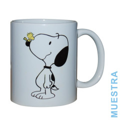 10 tazas blancas decoradas a color ambas caras.