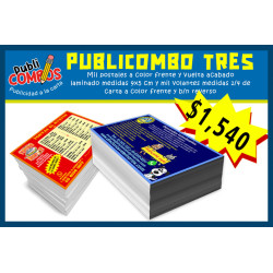 Publicombos publilcitario TRES